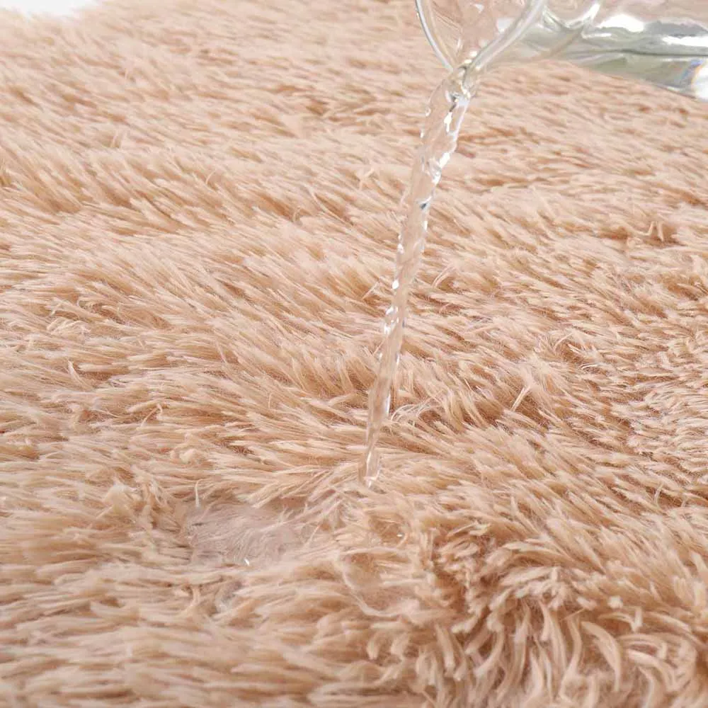 3pcsset solid color bathroom mat anti slip fluffy hairs shower carpets toliet side rug toilets seat cushion home decoration free global shipping