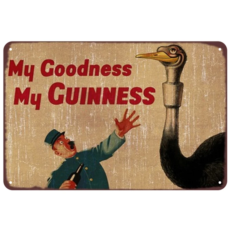 Guinness табличка, металлическая винтажная жестяная вывеска, булавка, потертый шик, Декор, винтажные металлические знаки, украшение для бара, металлический плакат для паба, металлическая пластина