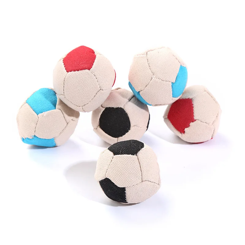 

3 Pcs Sponge Football Soccer Balls Cat Toys for Cat Kitty Toys (Random Color)
