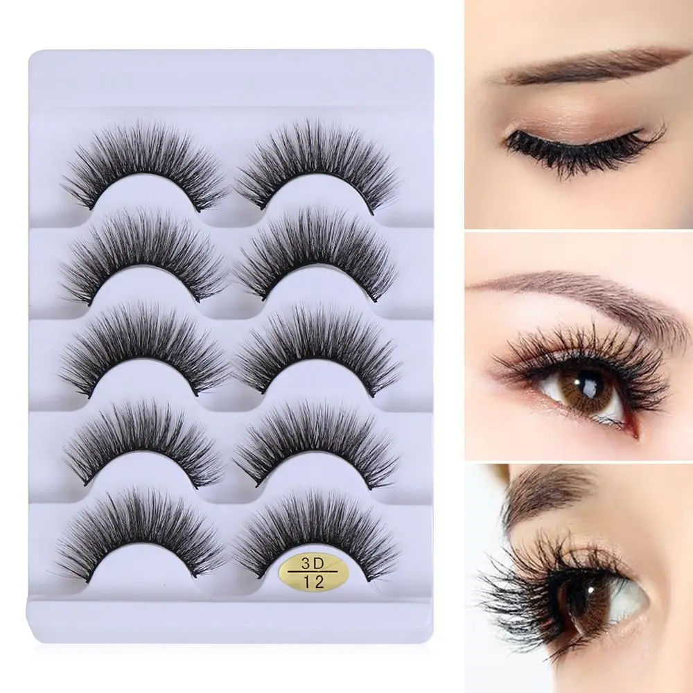 

Tools Natural Long Wispy Flared Fluffy Multilayers Criss-cross False Eyelashes 3D Faux Mink Hair Eye Lash Extension