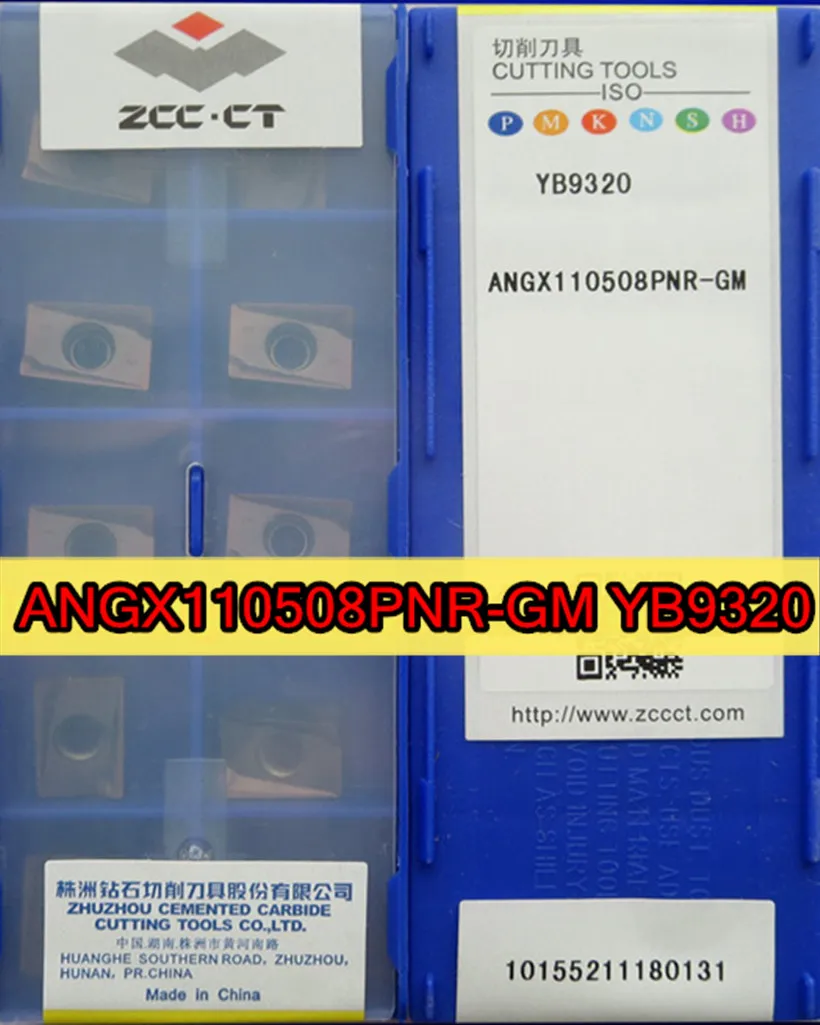 Вставка ZCC CT карбидная ANGX110508PNR-GM YB9320 10 шт. 100% оригинал бесплатная доставка |