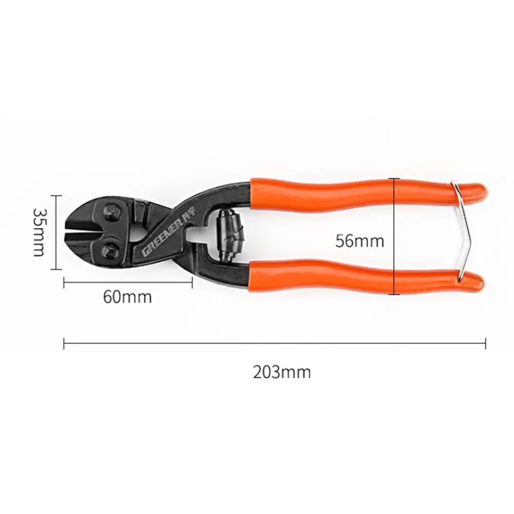 

Mini Flat Nose Bolt Cutters with Handle Multi-function Wire Clippers Hand Tools