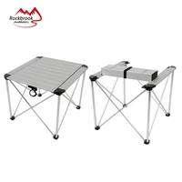 rockbrook ultralight outdoor furniture bbq picnic mini folding camping table aluminum collapsible foldable camp table