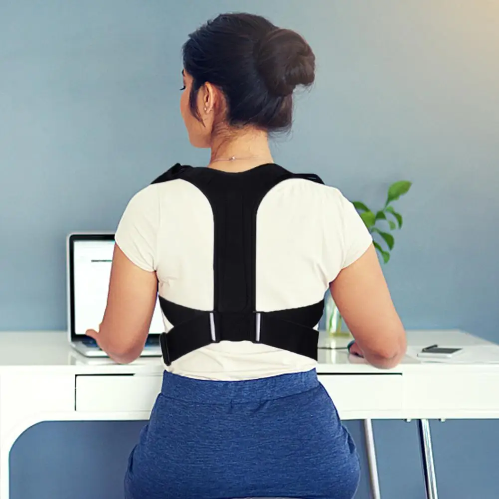 

Adjustable Clavicle Posture Correction Device Back Posture Correction Belt Men And Women Home Office Shoulder Waist Posture Corr