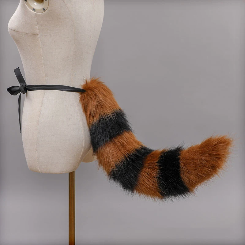 Adjustable Belt Fox Tail Cat Prop Fur Furry Cosplay Carnival Party Christmas Halloween Xmas Tassels Anime Accessories | Тематическая