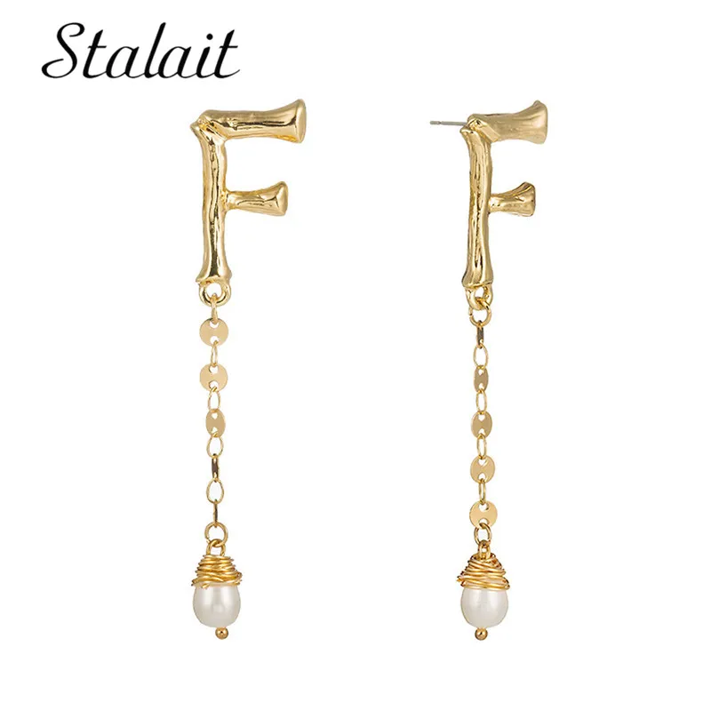 Женские круглые серьги подвески с жемчугом золотистого цвета|Серьги-подвески| |