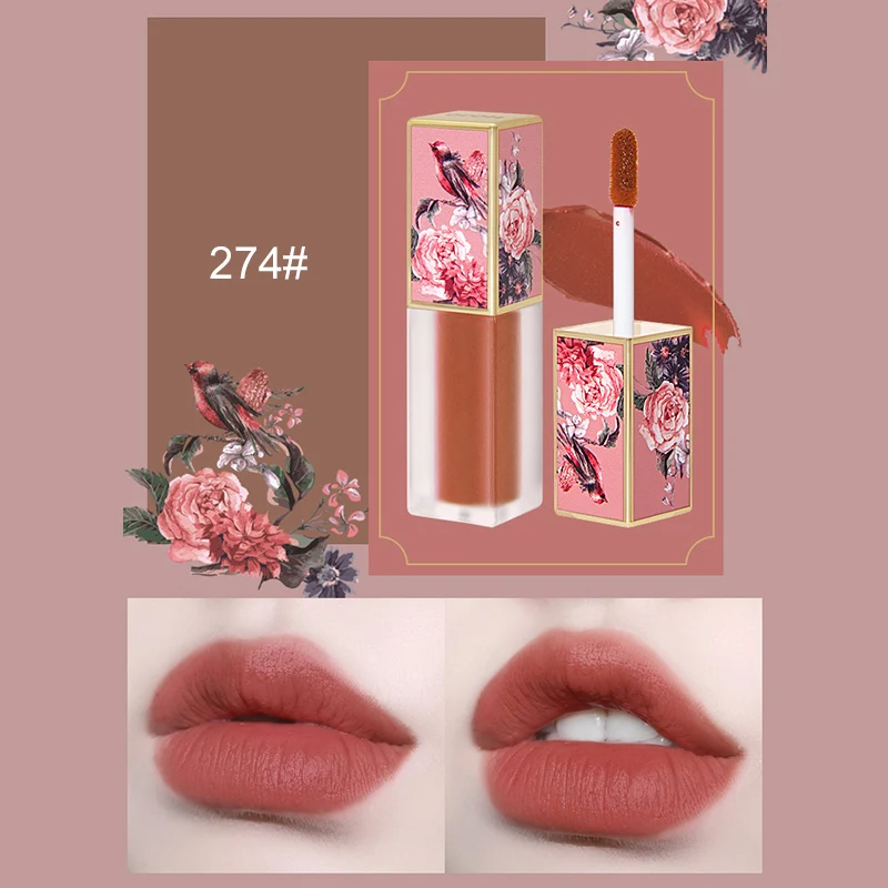 Лучший Ретро стиль Увлажняющий блеск для губ гладкий матовый Жидкость цвета