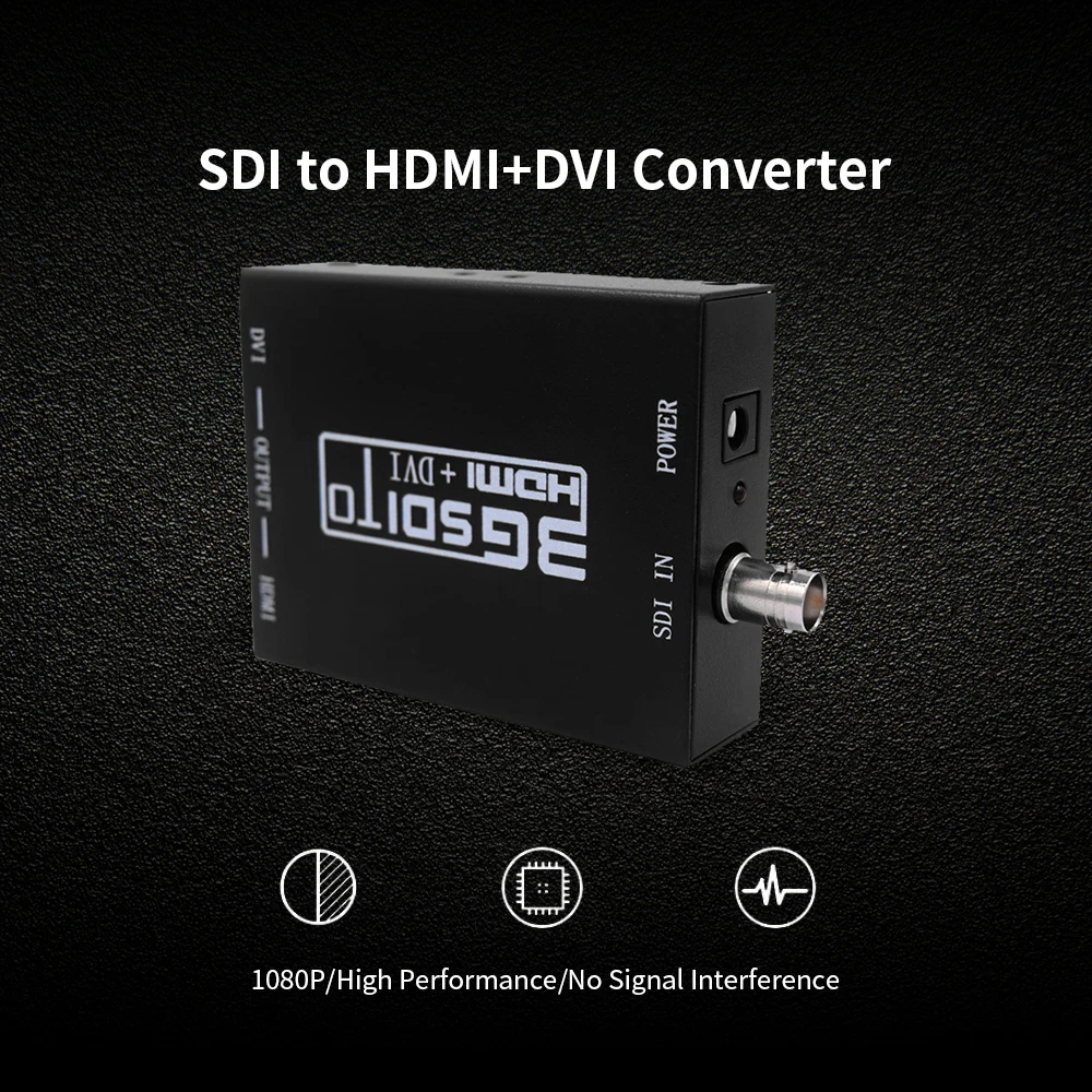 NK A8 3G SDI в HDMI + DVI конвертер 1080P HD видео SD сигналы с адаптером питания AU
