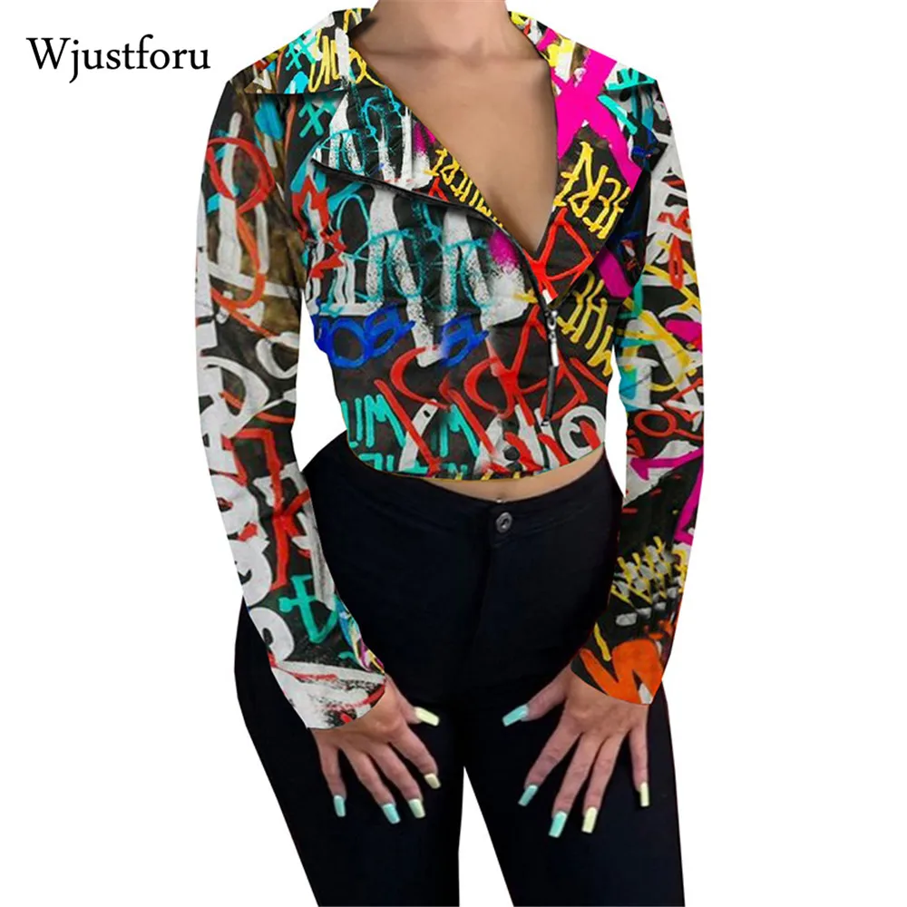 Wjustforu большие размеры куртки для женщин уличная одежда с длинным рукавом на