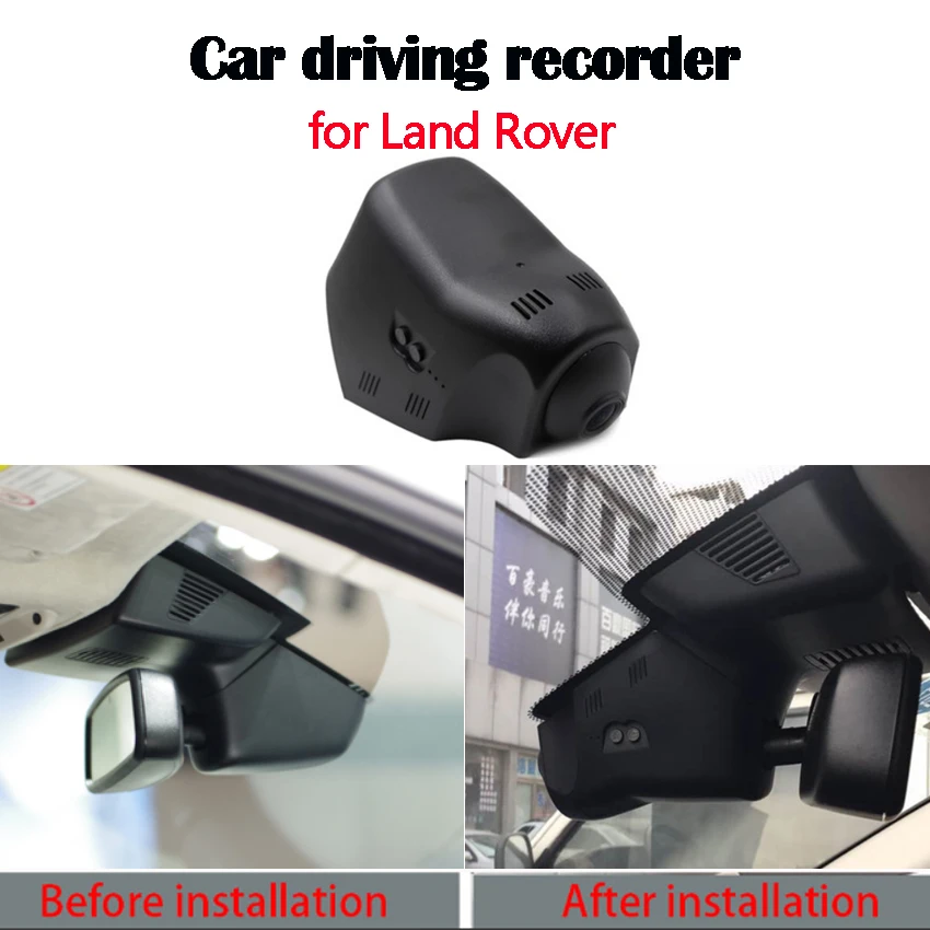 Автомобильный видеорегистратор с Wi-Fi для Land Rover Jaguar Evoque Discovery 5 2016 2018 2019 функцией