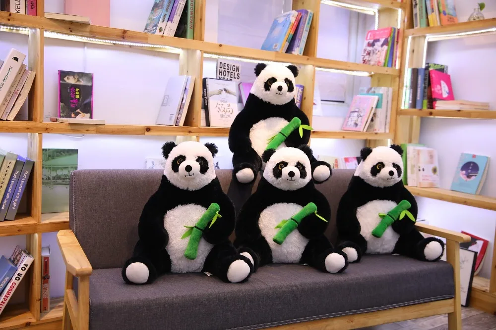 

50cm Fat Cartoon Panda Hugging Bamboo Plush Toys for Children Soft Animal Doll Kids Gift Girls Lovely Pillow
