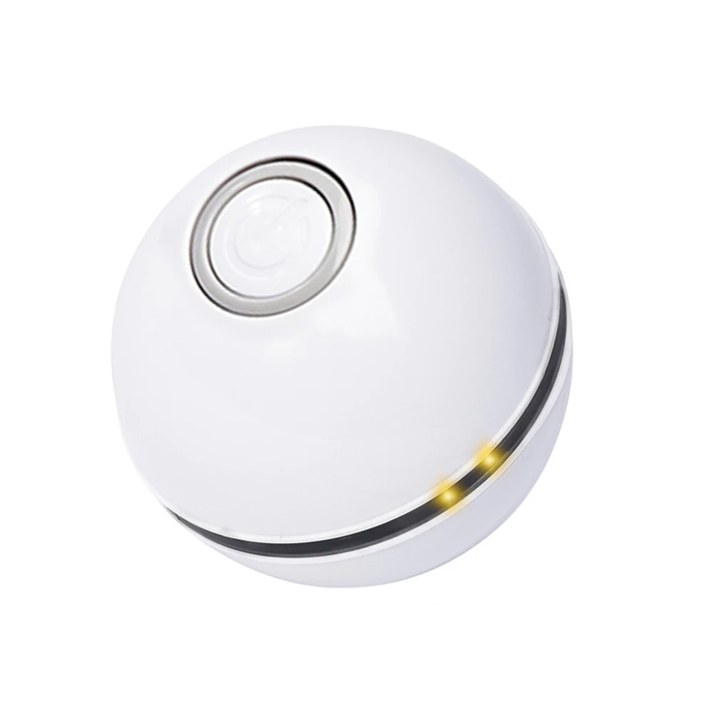 

Умный разноцветный светодиодный самовращающийся Шар С Кошачьей Мятой, колокольчиком и перьями, USB-зарядка, удовольствие от кошки