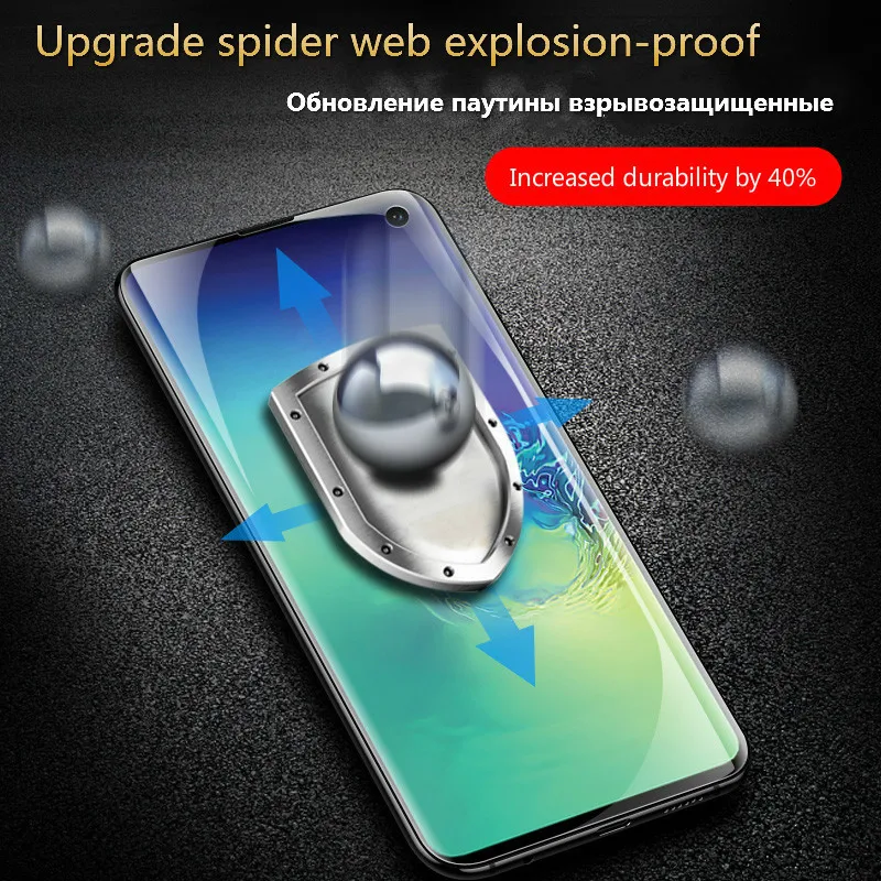 25D Гидрогелевая пленка для samsung galaxy S10 S10plus S10 5G передняя+ задняя защитная пленка для samsung S8 S8plus S9 S9plus S7 S7edge S6