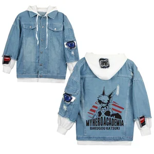 Куртка в стиле аниме Denime, пальто Boku No My Hero academic, костюмы для косплея, толстовки с капюшоном, пальто Bakugou Todoroki Shoto, верхняя одежда на весну и осень