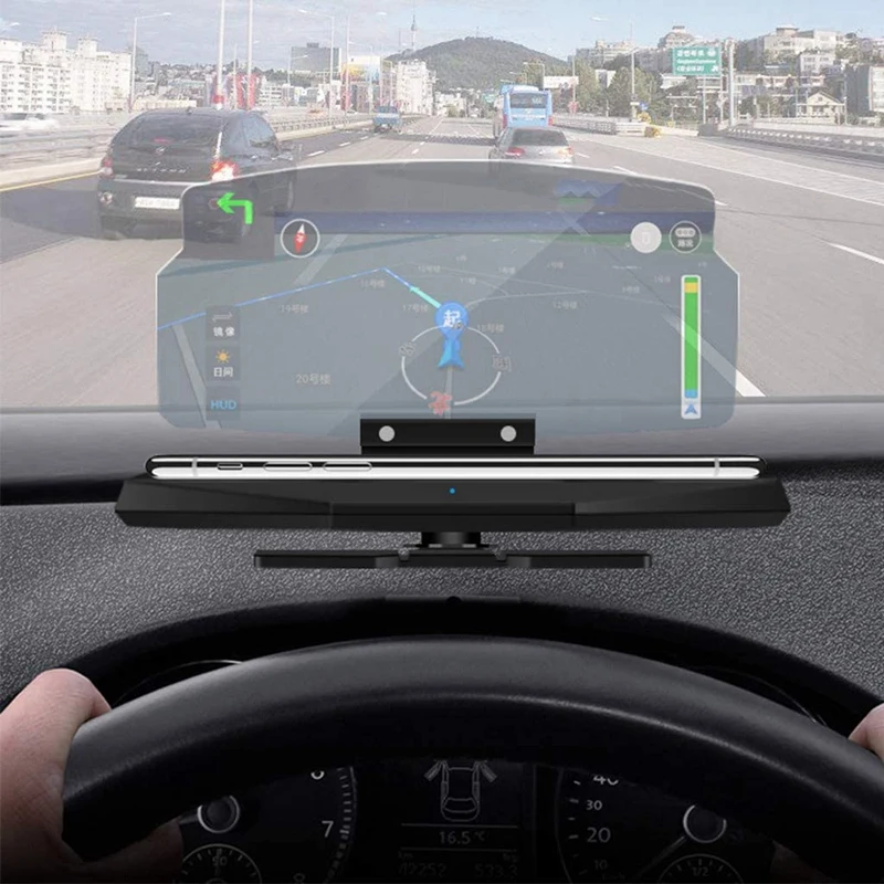 

Mobile Phone Bracket for Vehicle Navigation, HUD Head Up Display, Vehicle GPS Navigation Projector for Any Cars