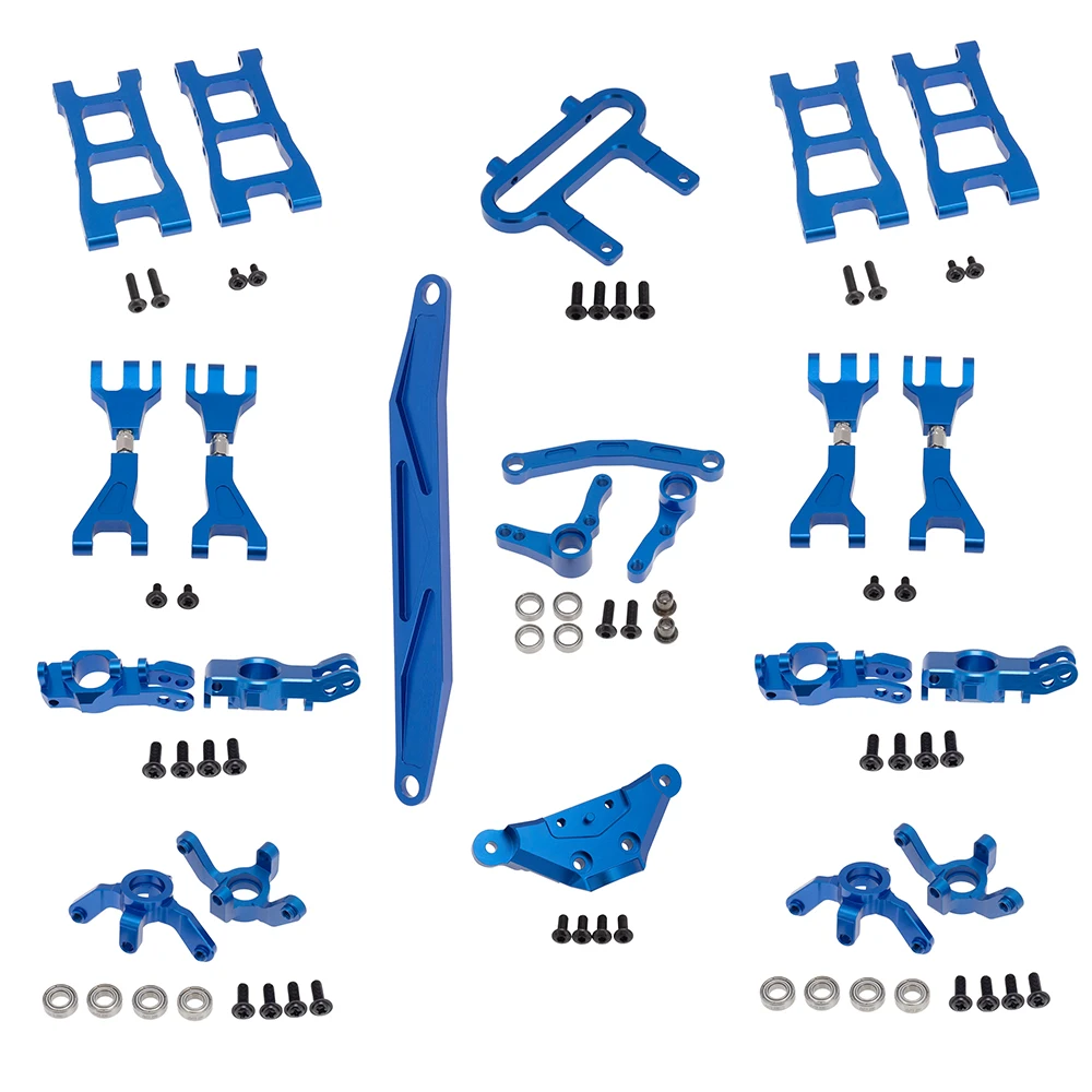 

1:10 RC Auto Parts Car Accessories Upgrade Parts Kit Metal Kit Replacement Self Assembly Accessories