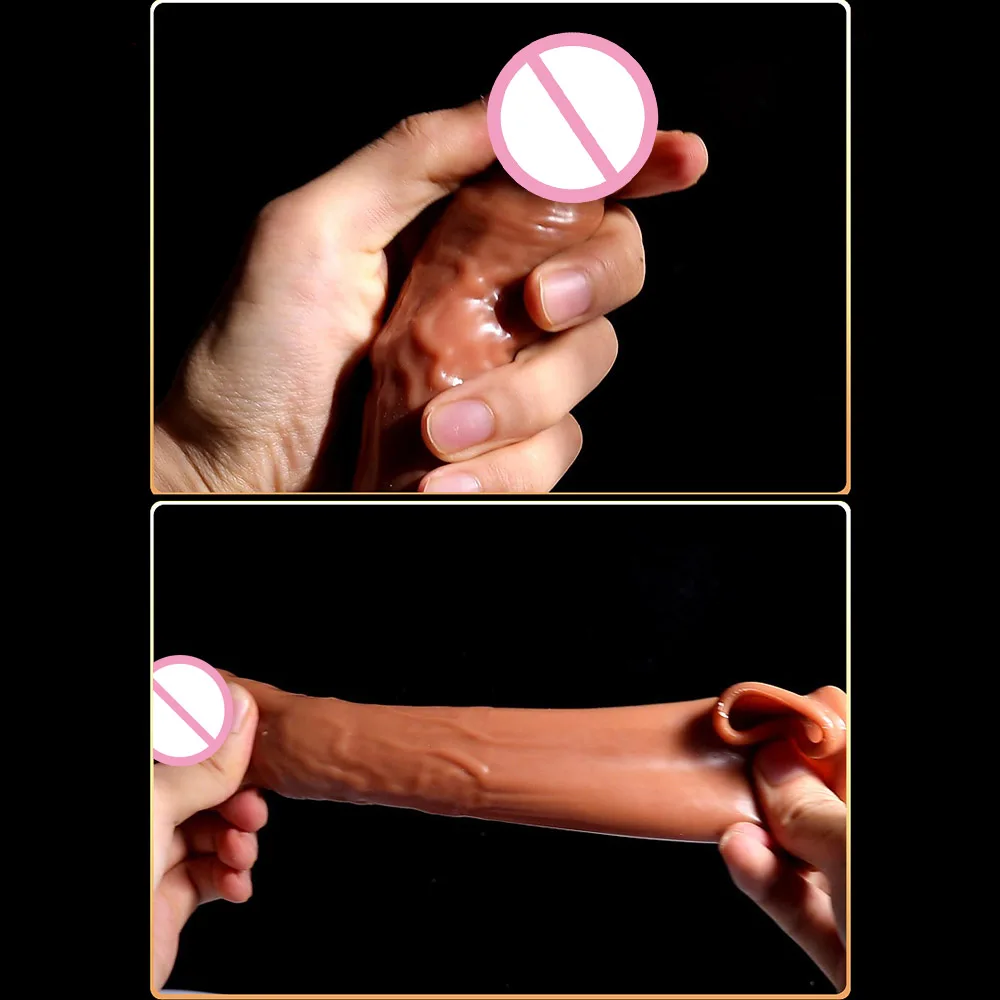 5 см многоразовый Мужской пенис удлинитель имитация пениса манжета Задержка
