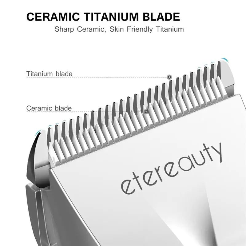 Электрическая машинка для стрижки волос беспроводной триммер светодиодный