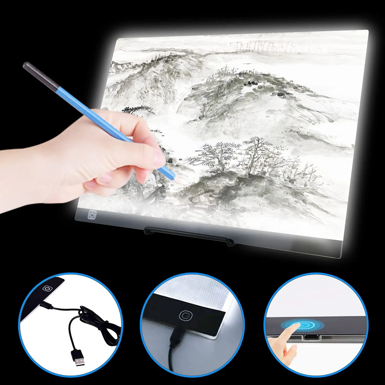 NEW A2 LED Light Pad for diamond painting Artcraft Tracing Light Box Copy Board Digital Tablets Painting Writing Drawing Tablet