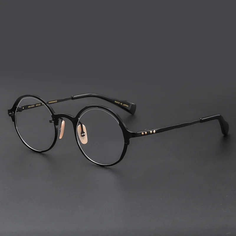 Pure Titanium Glasses Frame  Prescription Glasses Women Myopia Eyeglasses Frames for men Vintage Japan Designer Brand Glasses