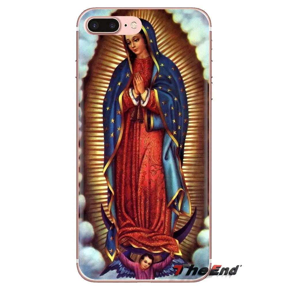 Для Xiao mi 6 A1 Max x 2 5X 6X Red Note 5 5A 4X 4A A4 4 3 Plus Pro силиконовый чехол Virgin De Guadalupe Virgen Mary |