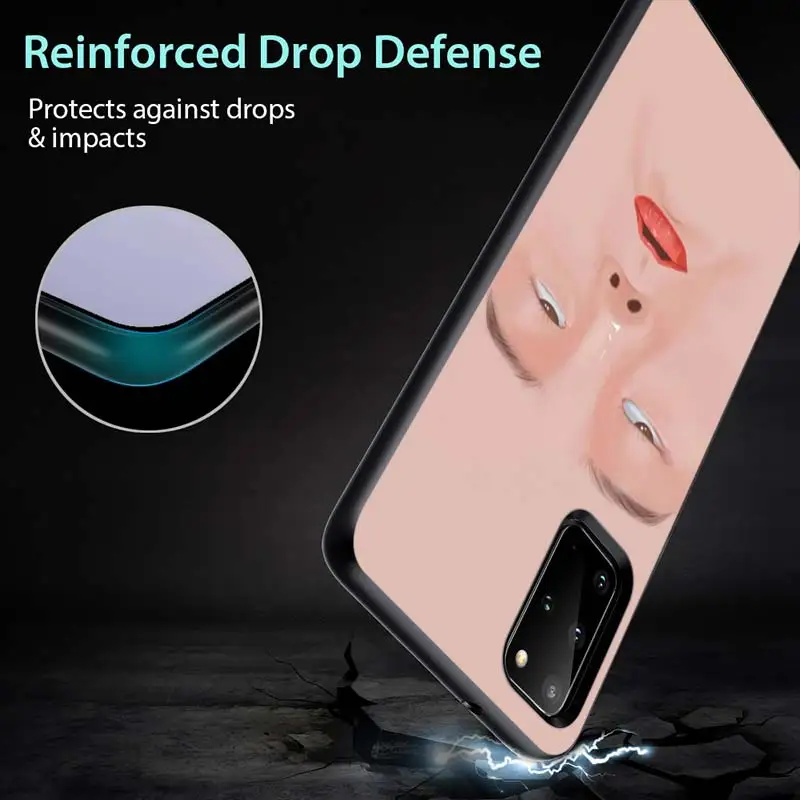

3D Cute funny face for Samsung S20 FE Ultra Plus A91 A81 A71 A51 A41 A31 A21S A11 A72 A52 A42 A32 A12 A02S Phone Case