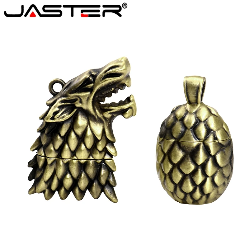 Usb флеш-накопитель JASTER в виде Яйца динозавра металлический тигр - Цена: 449.52