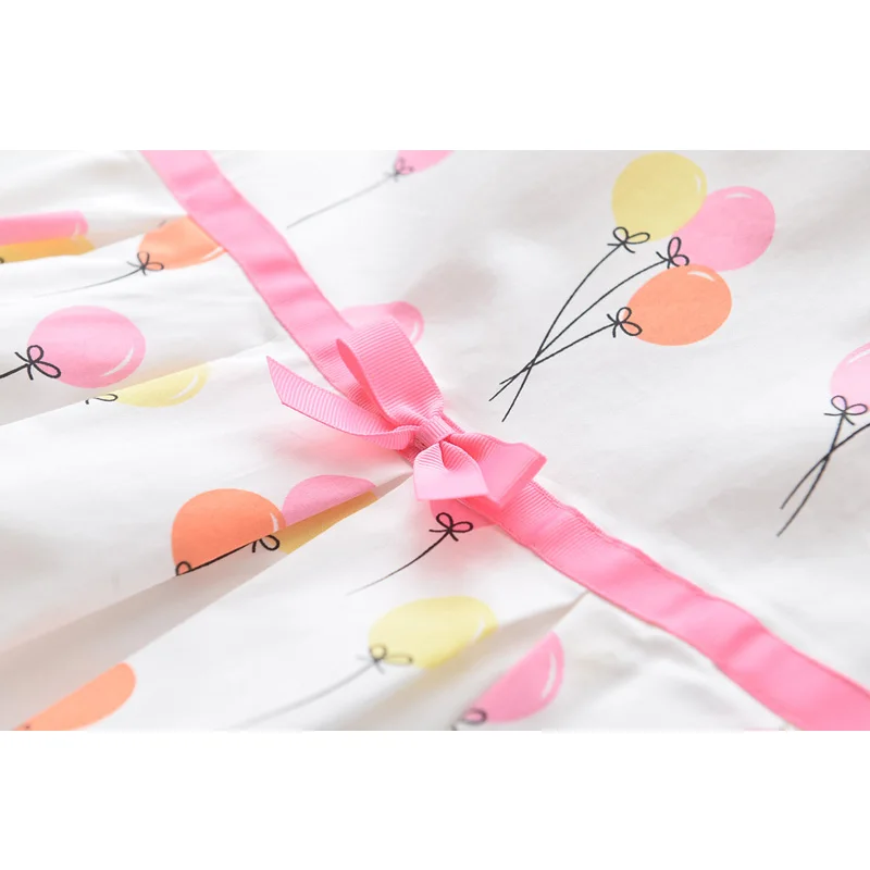 Girls Dresses Children's Clothing Leisure Sweet Bow Balloon Round Neck Sleeveless Princess Vest Dress | Детская одежда и обувь