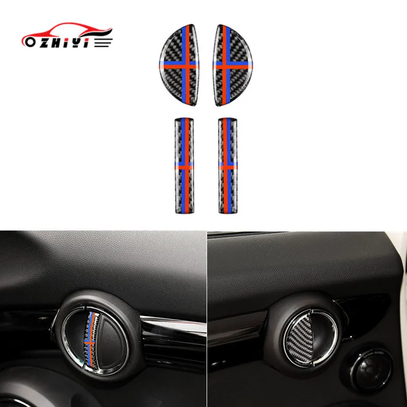 3D Автомобильные наклейки из углеродного волокна подходят для BMW MiniCooper JCW F55 F54 F60