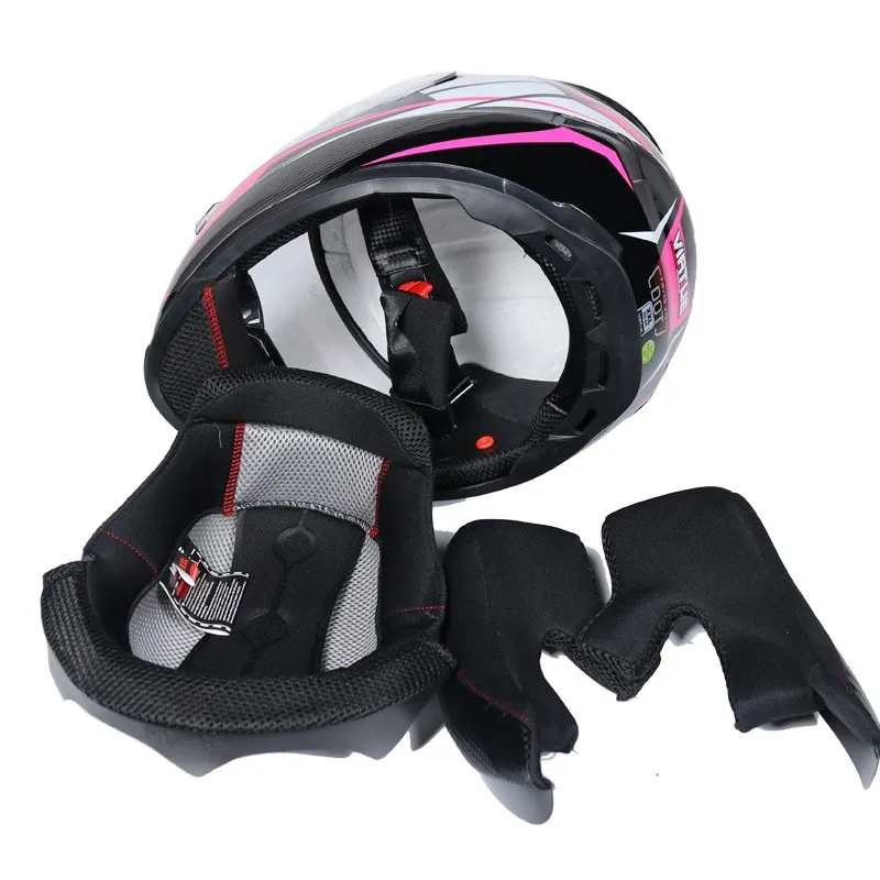 Мотоциклетный шлем закрытый для бега карт гоночный шапка скутера удобная