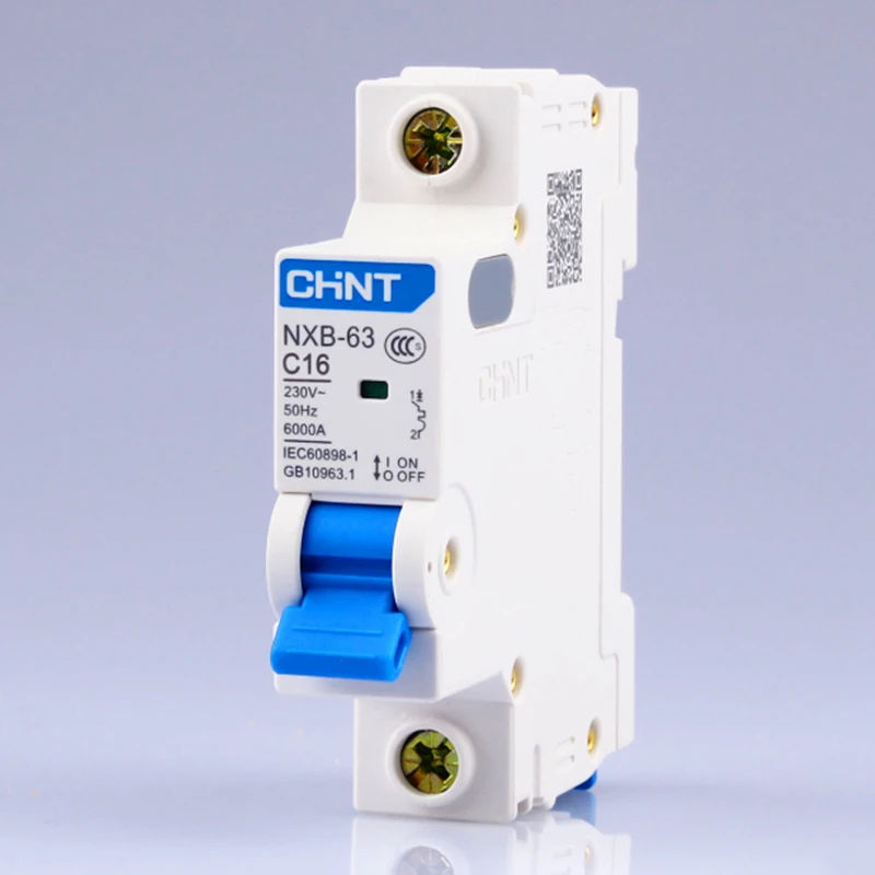 CHNT NXB-63 1A2A3A6A10A16A20A32A40A63A 1P 230V 220V Миниатюрный автоматический выключатель MCB Новый DZ47