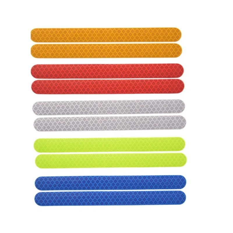 

Car Reflector Sticker Multi-Color Automobile Rearview Mirror Reflective Strip Auto Exterior Protect Accessories 2Pcs/Set