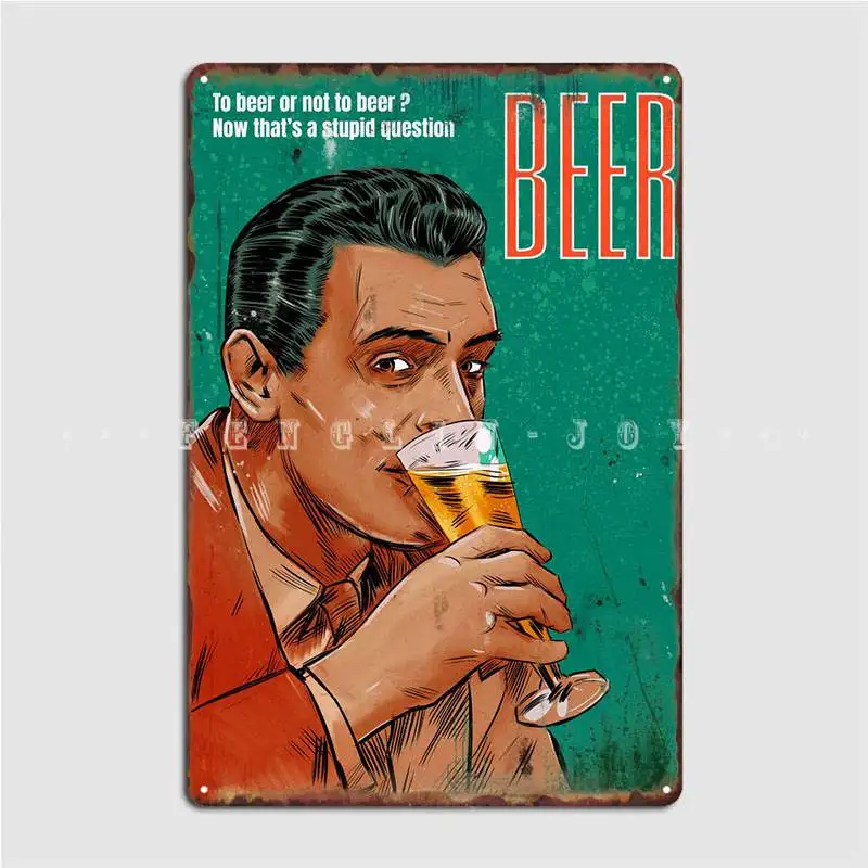 

Beer Metal Plaque Poster Funny Plaques Club Bar Wall Cave Tin Sign Posters