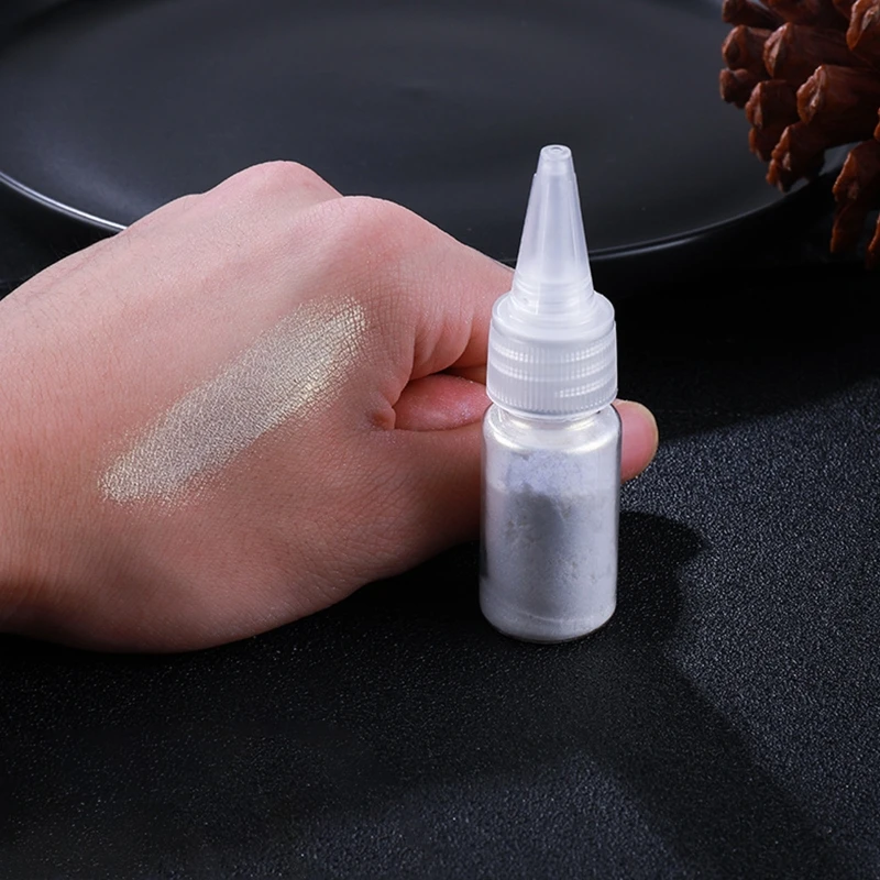 

5 Colors Pearlescent Natural Mica Mineral Powder Epoxy Resin Dye Pearl Pigment