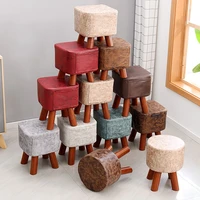 wooden low stool luxury nordic stool for living room shoe changing stools under stools for room home furniture childrens velvet rest stool