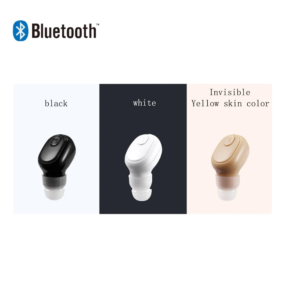 Миниатюрная беспроводная гарнитура Bluetooth наушники 5 0 спортивные портативные