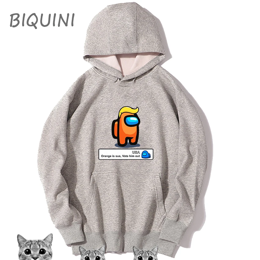 

2021 Among Us Men's Hoodie Impostor Cartoon Anime Hoody Sweatshirt Oversized Hoodie Women Street Winter Clothes Streetwear Tops