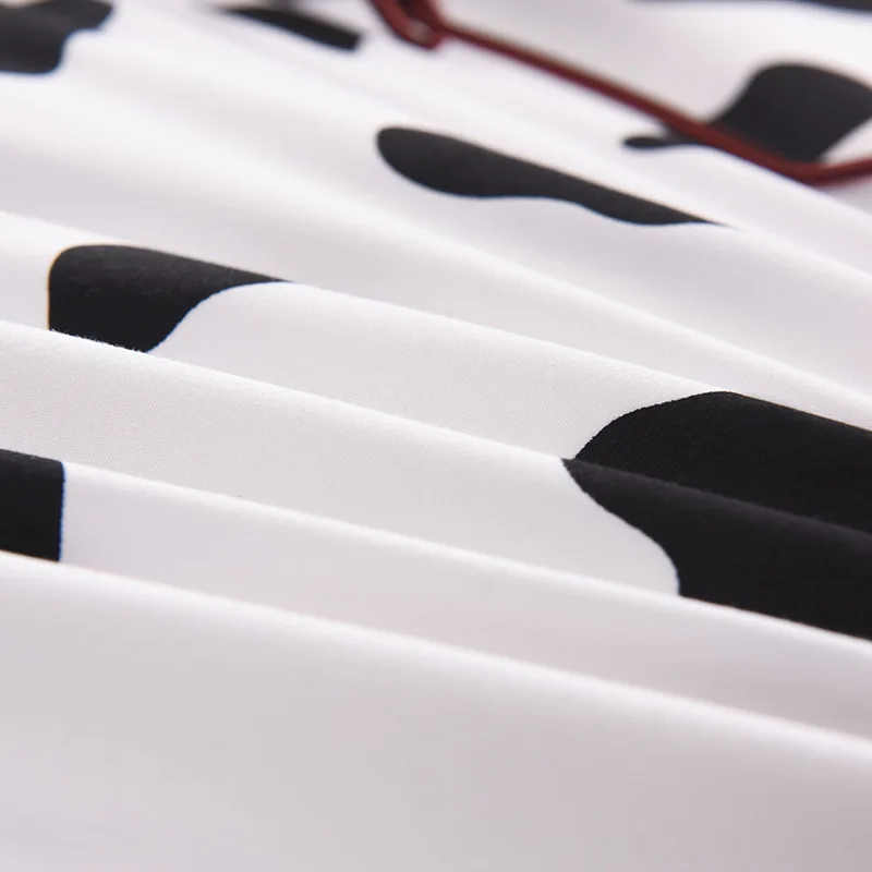 Домашний текстиль комплекты постельного белья с коровой роскошное милое