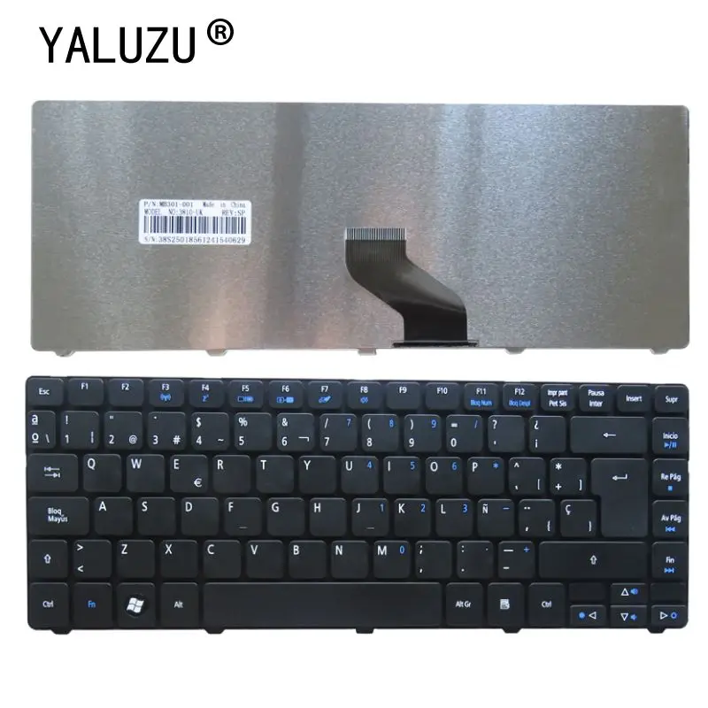 Новая клавиатура YALUZU с испанской раскладкой для ноутбука Acer Aspire 3810 3810T 4735 4735G 4735Z 4736 4736G 4736Z 4741G 4745 4750 4750G 4750Z 4739