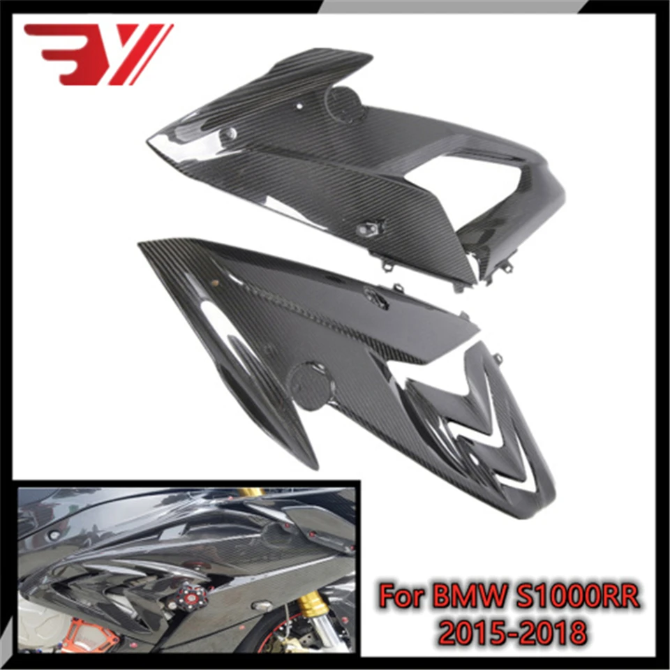 

For BMW S1000RR HP4 2015-2018 motorcycle ABS injection carbon fiber upper side mid-length cover fairing S1000 RR 15 16 17 18