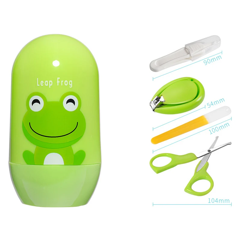 Baby Nail Care Set Infant Finger Trimmer Scissors Nail Clippers Bebe Health Care Kits Portable Nail Clippers Set Baby Care images - 6