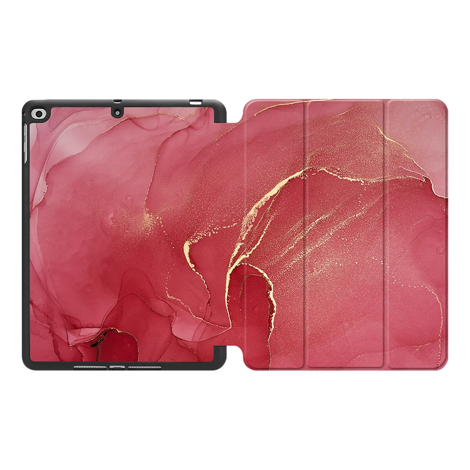 IPBC05 MTT чехол для Apple iPad 9,7 дюймов Мягкий ТПУ+ из искусственной кожи флип смарт-чехол для iPad Air 1 Air 2 9,7 ''мраморная текстура чехол для планшета - Цвет: IPBC05