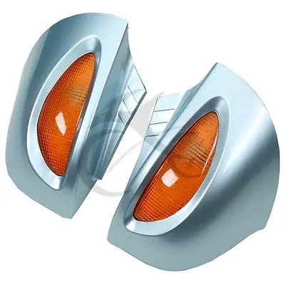 

For R1100RT R1150RT R1100 RT R1150 RT Silver Blue Rear mirrors Turn signal