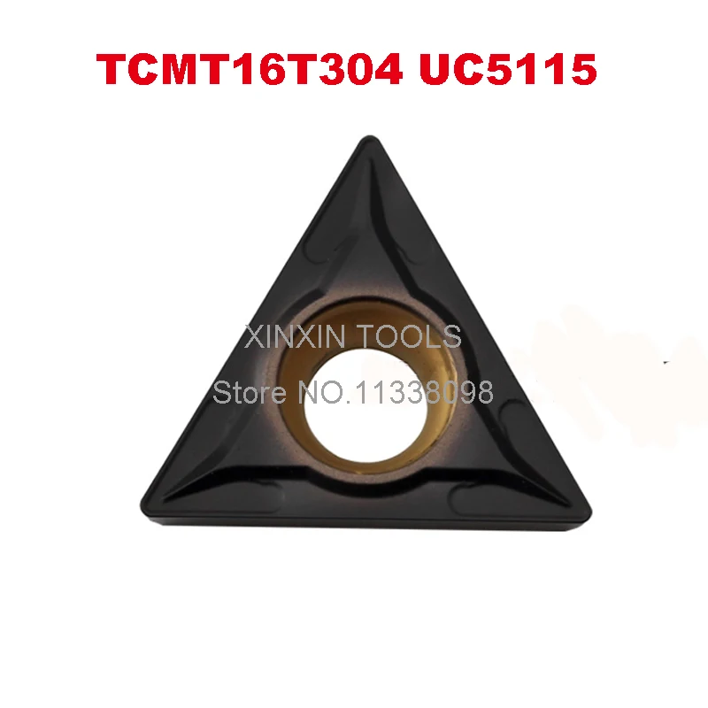 TCMT16T304 UC5115 TCMT16T308 UC5115 TCMT 16T304 16T308 Carbide Inserts for Turning Tool Holder 10pcs CNC Lathe Cutter Tools