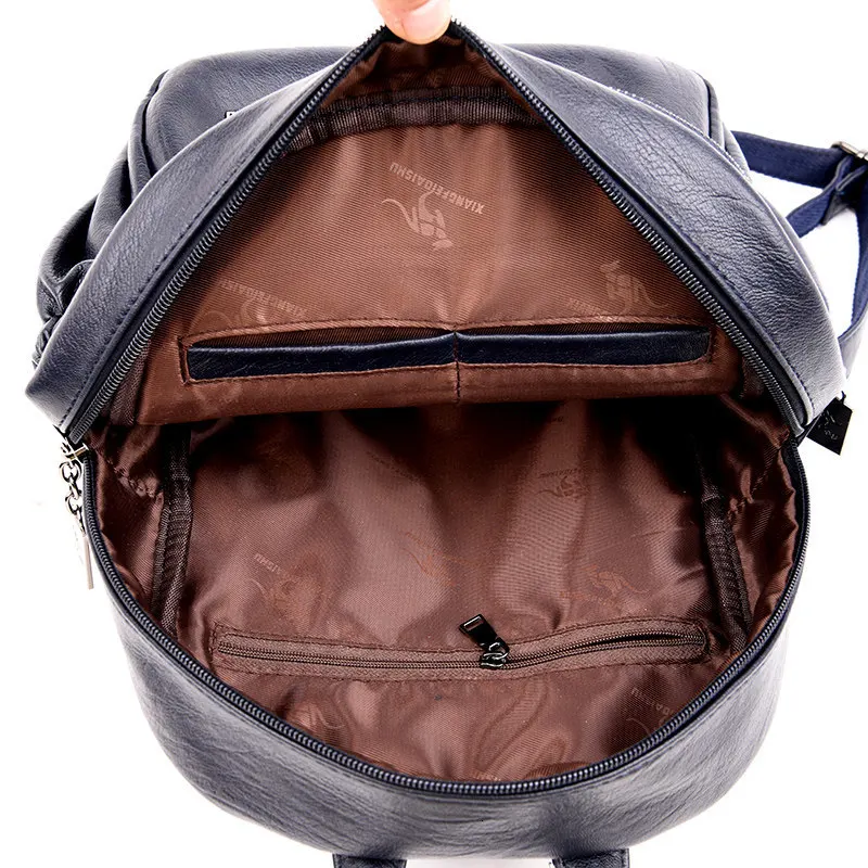 2020 женский рюкзак для девочек Mochila Feminina Повседневный кожаный женская сумка через