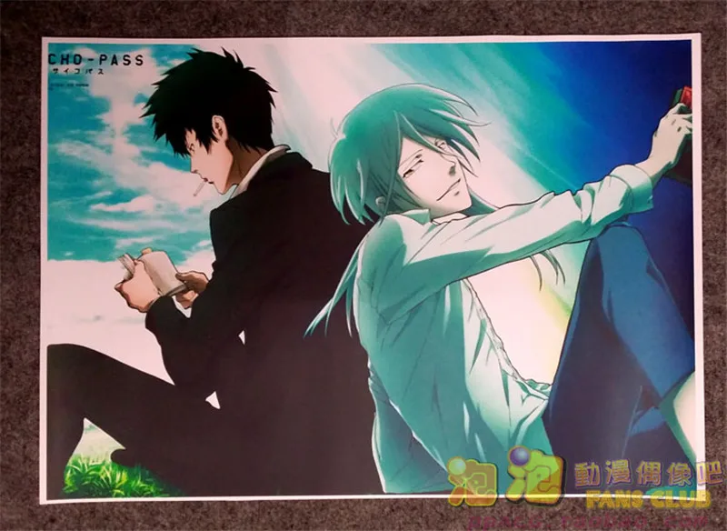 8 шт./компл. аниме Psycho-Pass постер Kougami Shin'ya Tsunemori Akane настенные фотографии наклейки