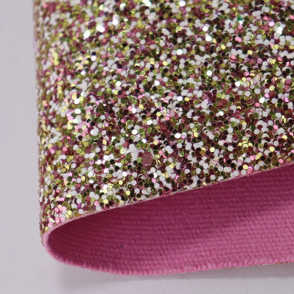 Объемная блестящая ткань с розовой подкладкой для волос 30 см х | Дом и сад