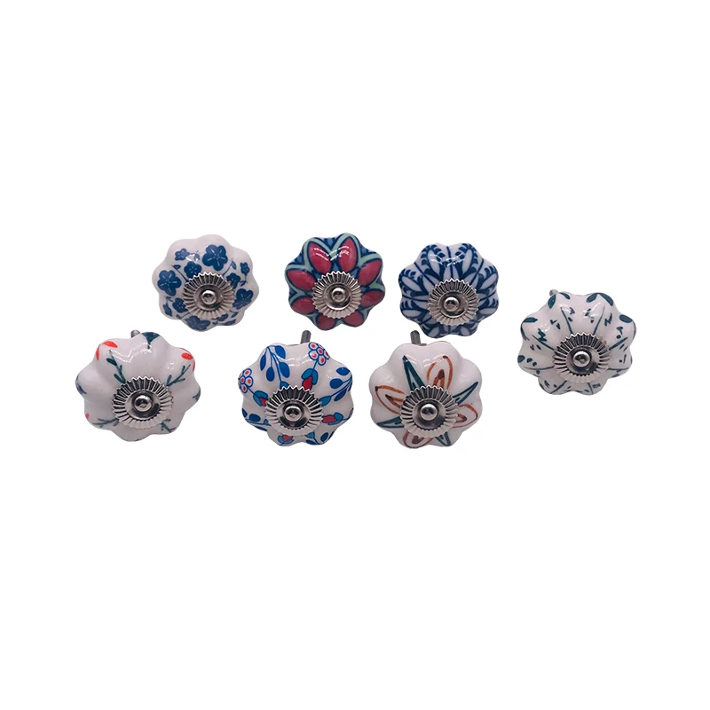 Разноцветные керамические ручки для ящиков дверные шкафы разных цветов цветные