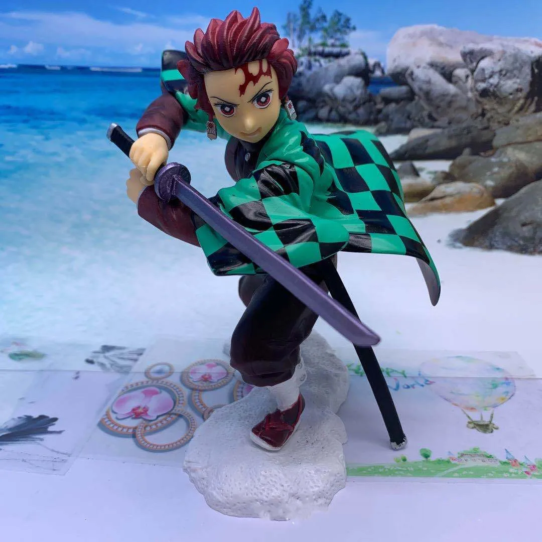Мультяшная игрушка-Рассекатель демонов GK Battle Kamado Tanjirou Nezuko Agatsuma Zenitsu гаражный