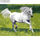 Картина маслом по номерам лошадь Животные картины по номерам Наборы полотно DIY Ручная роспись домашний декор
